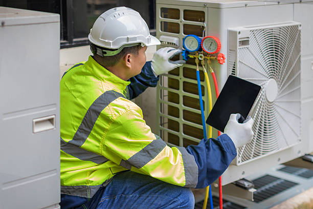 Professional Hvac technician working in Fruitland, NC